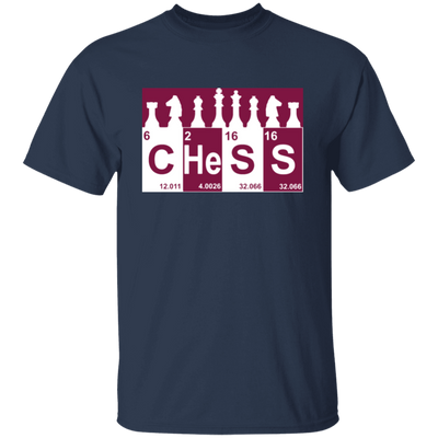 Chess Lover Gift, Chess Periodic Table, Queen Runner, Queen Chess Unisex T-Shirt