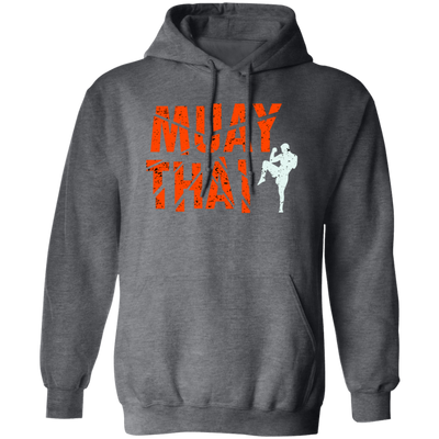 Muay Thai, Fighter Kickboxing, Martial Art, Retro Muay Thai, Love Muay Pullover Hoodie