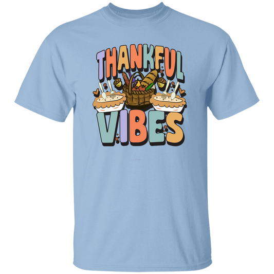 Thankful Vibes, Thanksgiving Day, Fall Vibes, Autumn Unisex T-Shirt