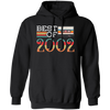 Best Of 2002, Vintage 18th Gift, Birthday Anniversary Gift, Retro Cassette Pullover Hoodie