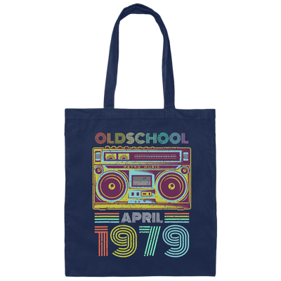 Birthday Gift April 1979, Love Cassette 1979 Canvas Tote Bag