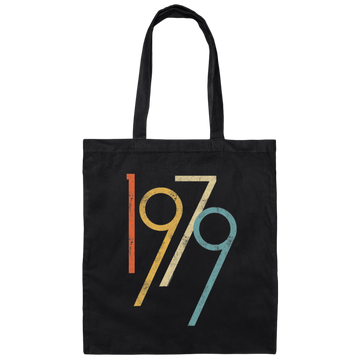 Birthday Gift Vintage 1979 Graphic Men Women Canvas Tote Bag
