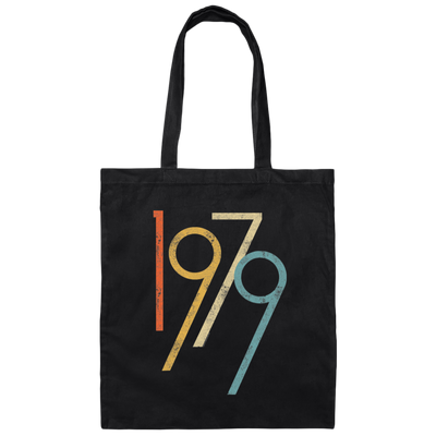 Birthday Gift Vintage 1979 Graphic Men Women Canvas Tote Bag