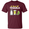 A Shot Of Tequila, The Three Amigos, Lime And Salt Unisex T-Shirt