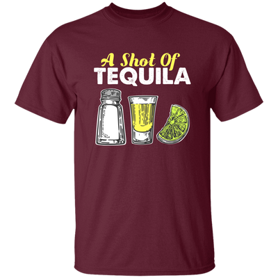 A Shot Of Tequila, The Three Amigos, Lime And Salt Unisex T-Shirt