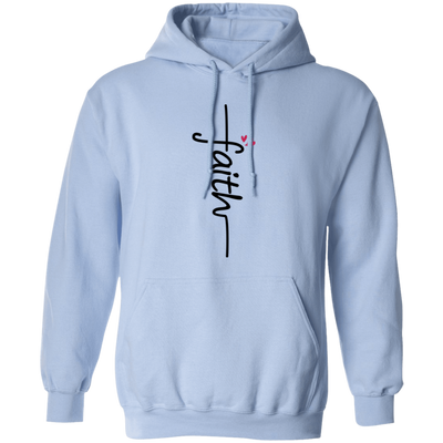 Faith, Love Jesus, Love My Faith, Christian Lover-black Pullover Hoodie