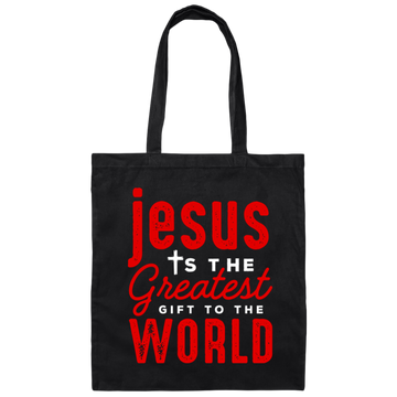 Jesus Is The Greatest Gift To The Worls, Jesus And Christian Canvas Tote Bag