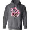 Love Heart, Valentine Heart, Pink Heart, Pink Sunflower, Leopard Heart Pullover Hoodie