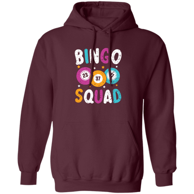 Bingo Team, Bingo Squad, Bingo Player Gift, Bingo Lover Pullover Hoodie
