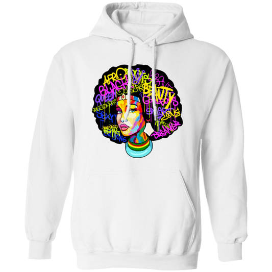 African Woman, Black Hair Lover, Best Black Queen, Black History Pullover Hoodie