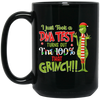 I Just Took A DNA Test, Turn Out I Am 100 Percent That Grinch, Trendy Halloween Black Mug