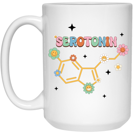 Serotonin, Chemical Lover, Blink Serotonin White Mug