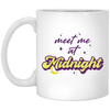 Meet Me At Midnight, Halloween Design, Happy Halloween White Mug