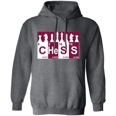 Chess Lover Gift, Chess Periodic Table, Queen Runner, Queen Chess Pullover Hoodie