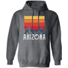 Retro Arizona, Arizona Mountain, National Park Pullover Hoodie