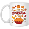 Happy Thanksgiving_s Day, Thanksgiving Iconic White Mug