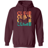 Climber Mountain, Vintage Climb, Retro Bouldering, Love Climb Pullover Hoodie