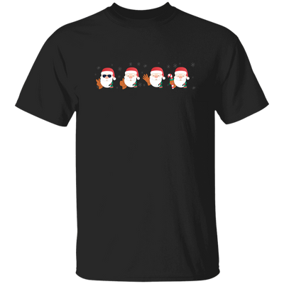 Funny Santa, Mini Santa Face, Merry Christmas, Trendy Christmas Unisex T-Shirt