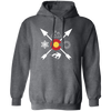 Denver Colorado, Snowboarding Direction, Sun Snow And Mountain Pullover Hoodie