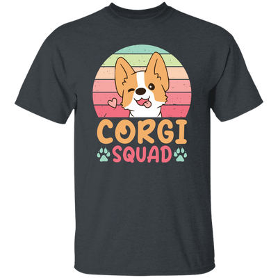 Corgi Squad, Retro Corgi, Groovy Corgi, Lovely Corgi Unisex T-Shirt