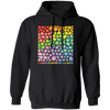 Celebrate Minds Of All Kinds, Colorfull Flower Pullover Hoodie