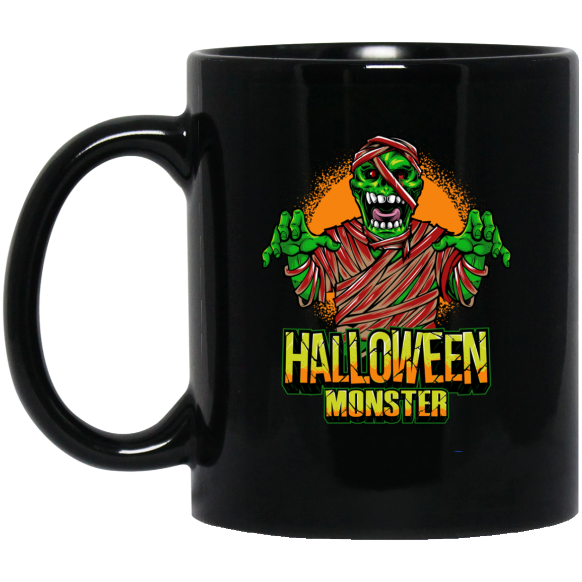 Halloween, Happy Halloween, Halloween Monster Black Mug
