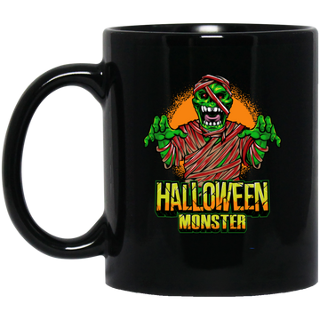Halloween, Happy Halloween, Halloween Monster Black Mug