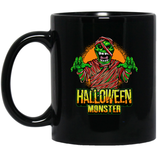 Halloween, Happy Halloween, Halloween Monster Black Mug