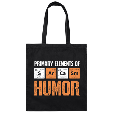 Jokes Physics Design Quote Elements Of Humor Canvas Tote Bag