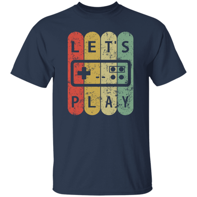 Old School Vintage, Let's Play Game, Retro Video Game, Player Gift Unisex T-Shirt