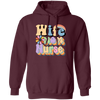 Wife Mom Nurse, Groovy Nurse, Groovy Mommy, Mother's Day Pullover Hoodie