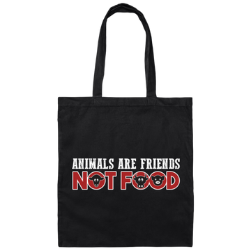 Vegan Lover, Animals Are Friends, Not Food, Love Animals, Love All Canvas Tote Bag