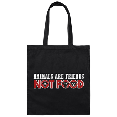 Vegan Lover, Animals Are Friends, Not Food, Love Animals, Love All Canvas Tote Bag