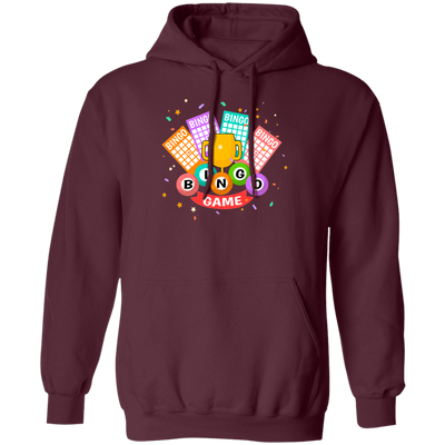 Bingo Trophy, Get The Trophy, Win The Game, Bingo Pullover Hoodie