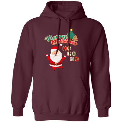 Merry Christmas, Ho Ho Ho, Love Christmas Pullover Hoodie