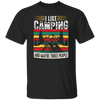 I Like Camping, And Maybe Three People, Retro Camping Unisex T-Shirt