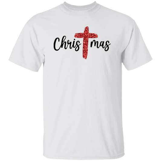 Red Glitter Christmas, Red Christian, Pastor Gift, Merry Christmas, Trendy Chrismas Unisex T-Shirt