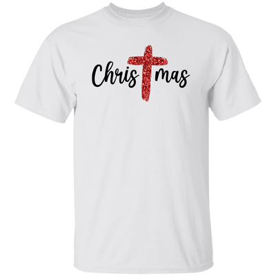 Red Glitter Christmas, Red Christian, Pastor Gift, Merry Christmas, Trendy Chrismas Unisex T-Shirt