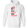 Stay Classy, Stay Awesome, Classic Cassette Lover Pullover Hoodie