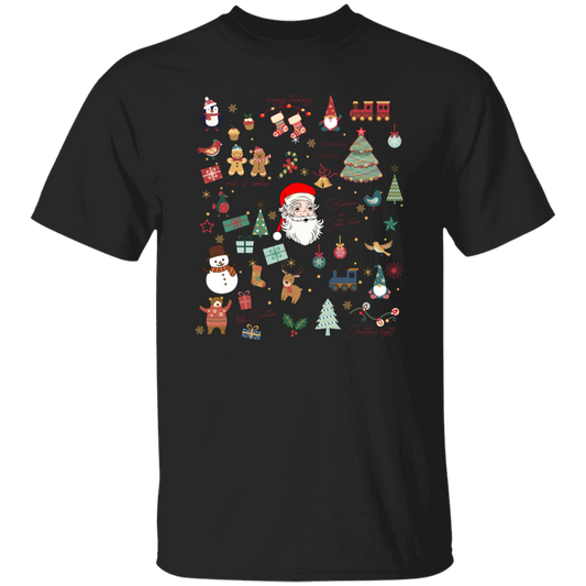 Love Noel, Funny Santa, Merry Christmas, Santa Claus Unisex T-Shirt