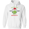 Grinchmas Whoville University, Est 1957, Grinch Xmas, Merry Christmas, Trendy Christmas Pullover Hoodie