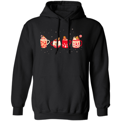 Christmas Cups, Coffee Cup, Set Cup Of Christmas, Merry Christmas, Trendy Christmas Pullover Hoodie