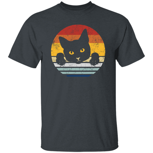 Black Cat Lover Gift, Kawaii Cat Retro Style, Best Cat Ever, Love Cat Unisex T-Shirt
