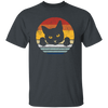 Black Cat Lover Gift, Kawaii Cat Retro Style, Best Cat Ever, Love Cat Unisex T-Shirt