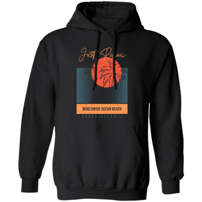 Just Relax, Worldwide Ocean Beach, Goodvibes Only, Summer Pullover Hoodie