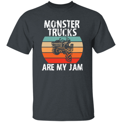 Monster Trucks Are My Jam, Truck Lover, Best Truck, Retro Truck Gift Unisex T-Shirt