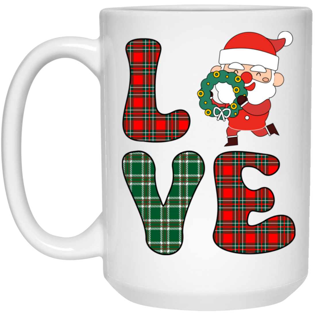 Merry Christmas, Caro Christmas, My Cuute Santa White Mug