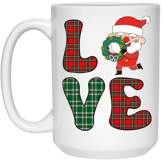 Merry Christmas, Caro Christmas, My Cuute Santa White Mug