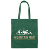 Mountain Man Mountaineer Outdoors Nature Lover Canvas Tote Bag