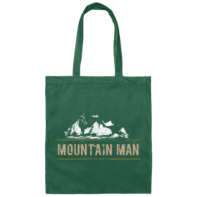 Mountain Man Mountaineer Outdoors Nature Lover Canvas Tote Bag